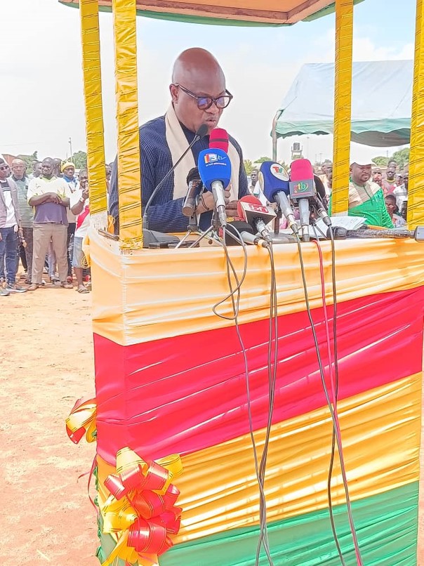 Dr Robert KARGOUGOU, Ministre de la Sant&eacute; du Burkina-Faso lors de son allocution