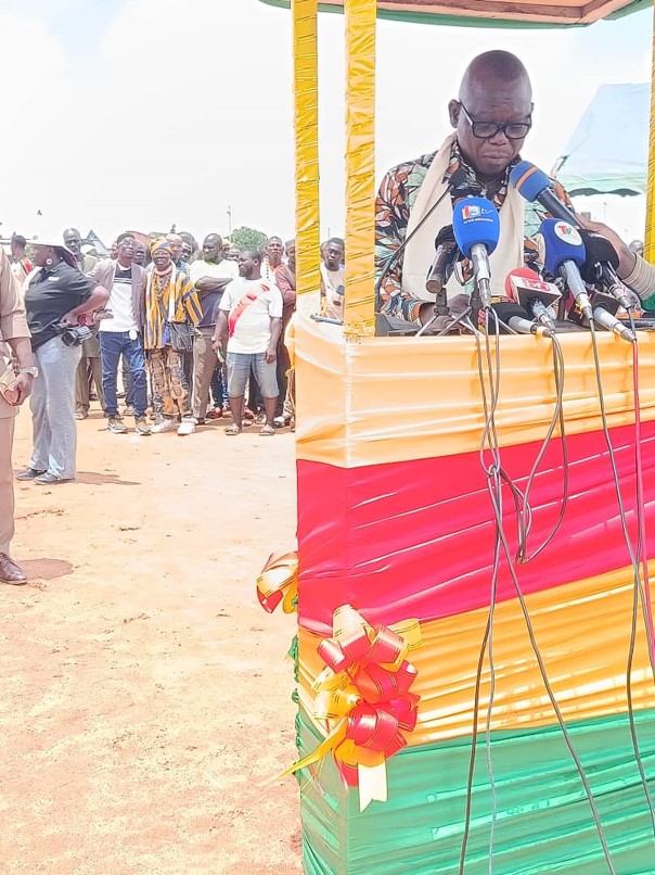 Jean-Marie Koffi Ewonoul&eacute; TESSI, Ministre de la Sant&eacute;, de l&rsquo;Hygi&egrave;ne publique, de la Couverture sanitaire universelle et des Assurances du Togo lors de son allocution